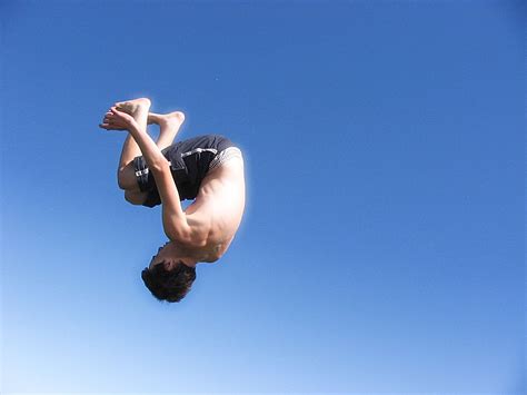Is doing a backflip athletic?