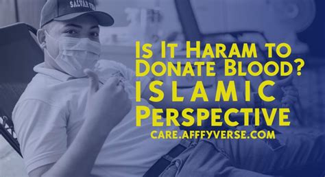 Is donating blood is haram?