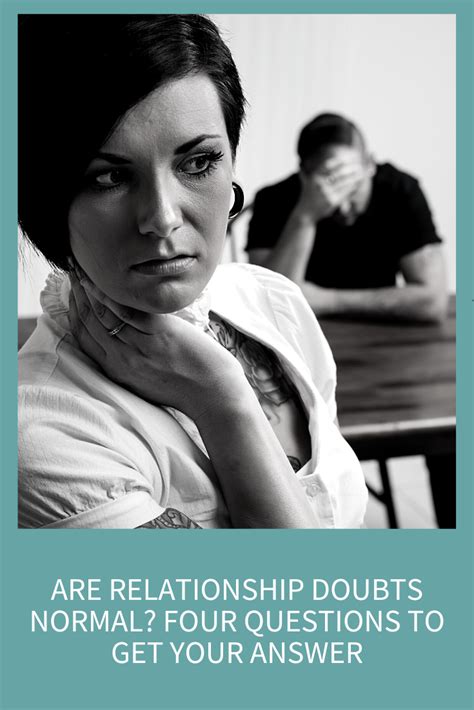 Is doubt in relationship normal?
