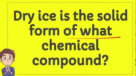 Is dry ice an element or compound?