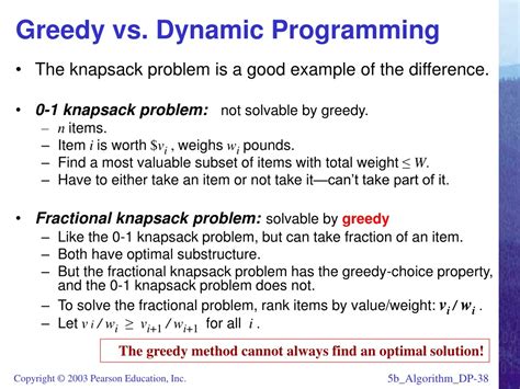Is dynamic programming greedy?