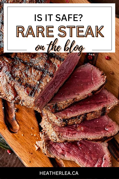 Is eating medium rare steak safe?