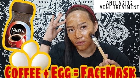 Is egg and coffee good for face?