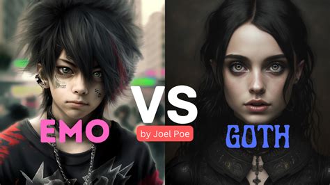 Is emo and goth the same?