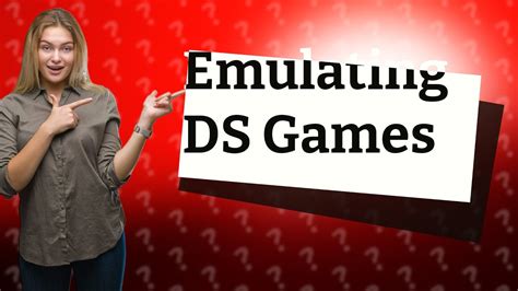 Is emulating DS games illegal?