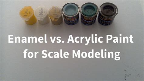 Is enamel or acrylic paint better for metal?