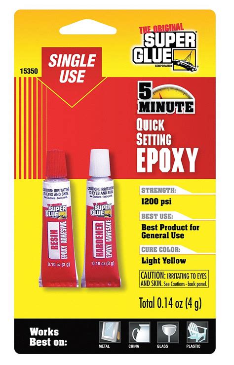 Is epoxy as strong as super glue?