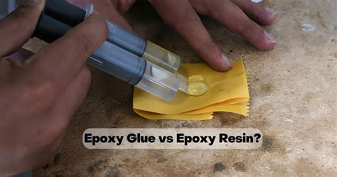 Is epoxy same as glue?