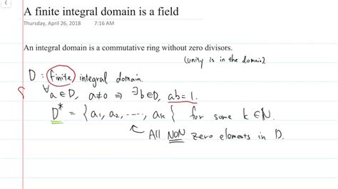 Is every domain a field?