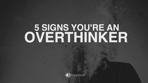 Is everyone an overthinker?