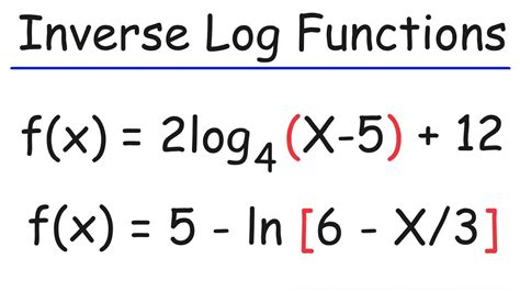 Is exponential the opposite of log?