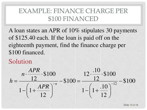 Is finance charge the same as monthly payment?