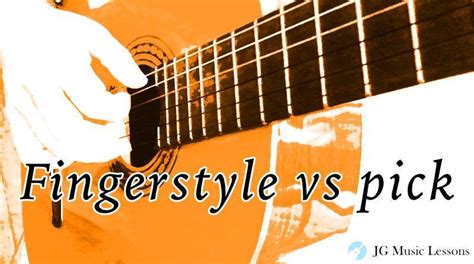 Is fingerstyle better than pick?