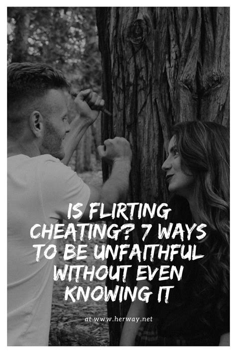 Is flirting without feelings cheating?
