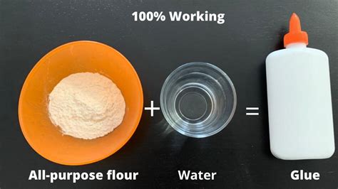 Is flour and water a good glue?