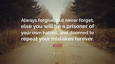 Is forgiving also forgetting?