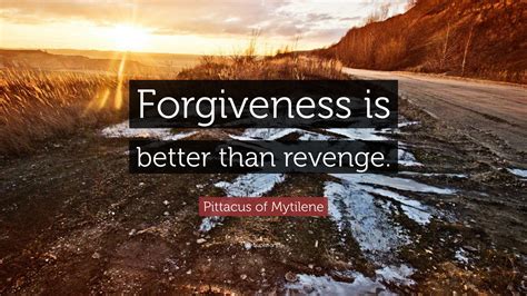 Is forgiving better than revenge?