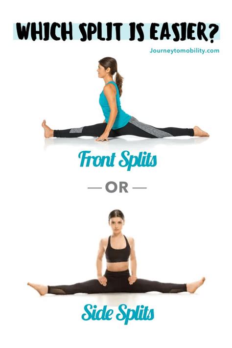 Is front or side split easier?