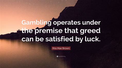 Is gambling a greed?
