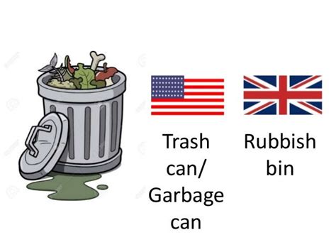 Is garbage American or British?