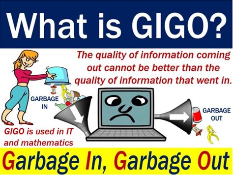 Is garbage in garbage out an idiom?