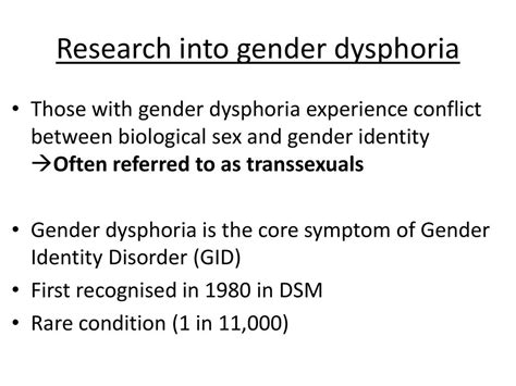 Is gender dysphoria a rare condition?