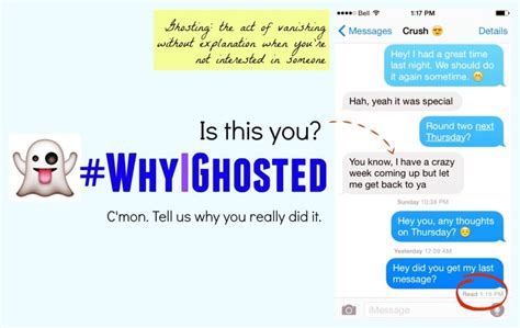 Is ghosting OK sometimes?
