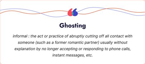 Is ghosting a coping mechanism?