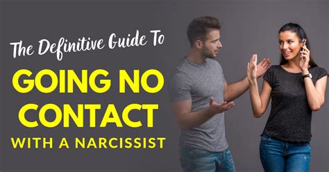 Is going no contact manipulative?