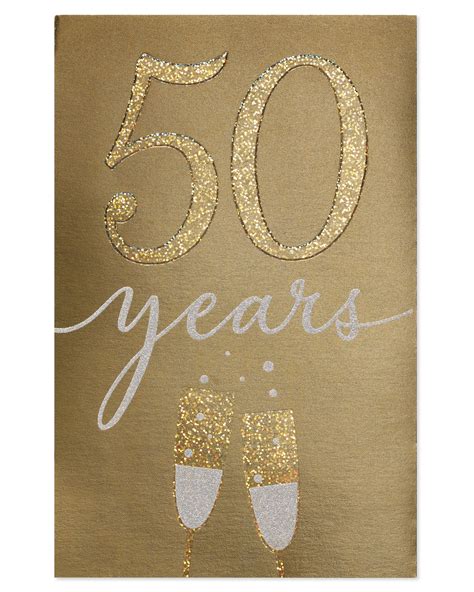 Is gold the color for 50th wedding anniversary?