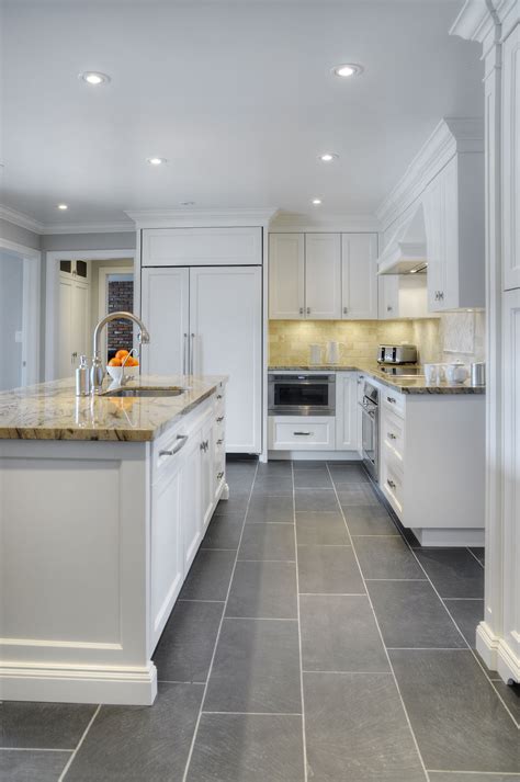 Is gray a good color for a kitchen floor?