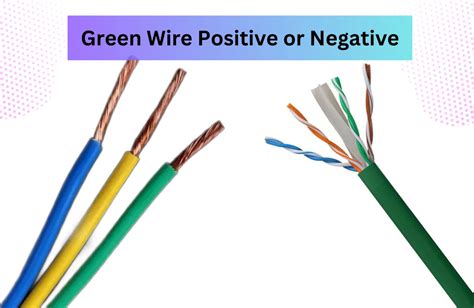 Is green positive or negative?