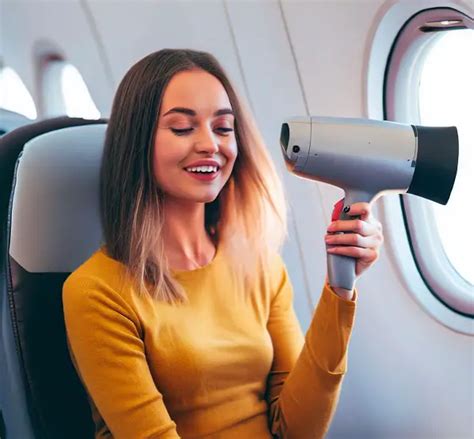 Is hair dryer allowed in flight?