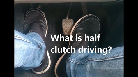 Is half clutch bad in car?