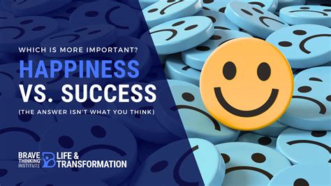 Is happiness more important for success?