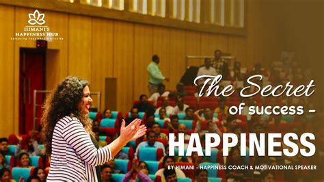Is happiness the secret of success?
