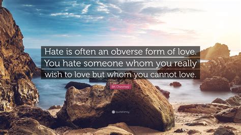 Is hate a form of love?