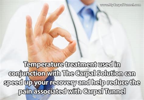 Is heat or cold better for carpal tunnel?