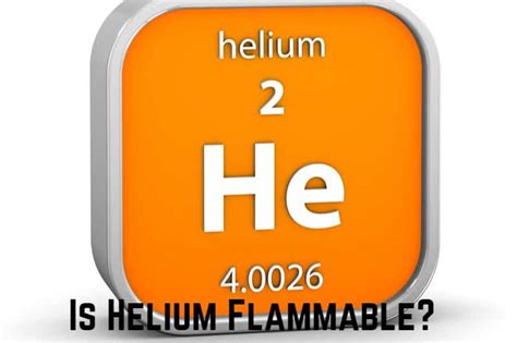 Is helium-3 flammable?