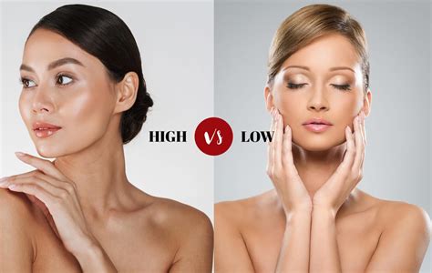 Is high or low cheekbones better?
