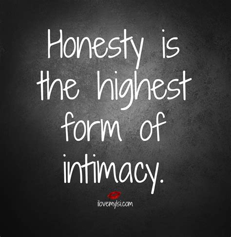 Is honesty a part of love?