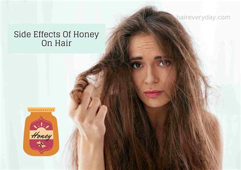 Is honey drying to hair?