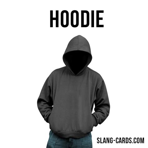 Is hoodie a slang term?