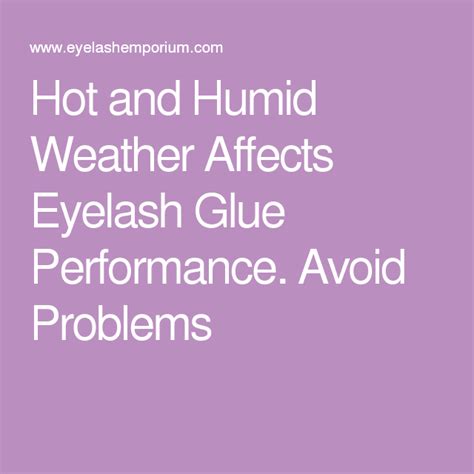 Is hot glue affected by humidity?