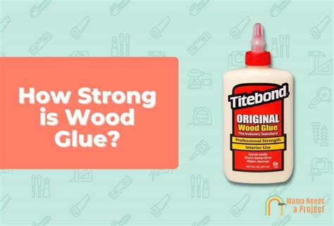 Is hot glue as strong as wood glue?