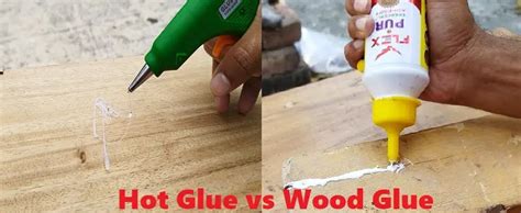 Is hot glue stronger than wood glue?