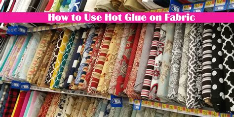 Is hot glue the same as fabric glue?