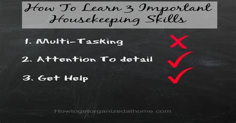 Is housekeeping a skill?