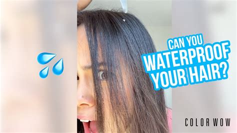 Is human hair waterproof?
