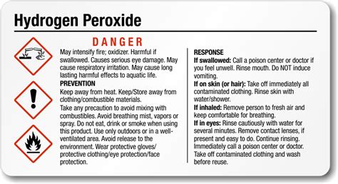 Is hydrogen peroxide hazardous?